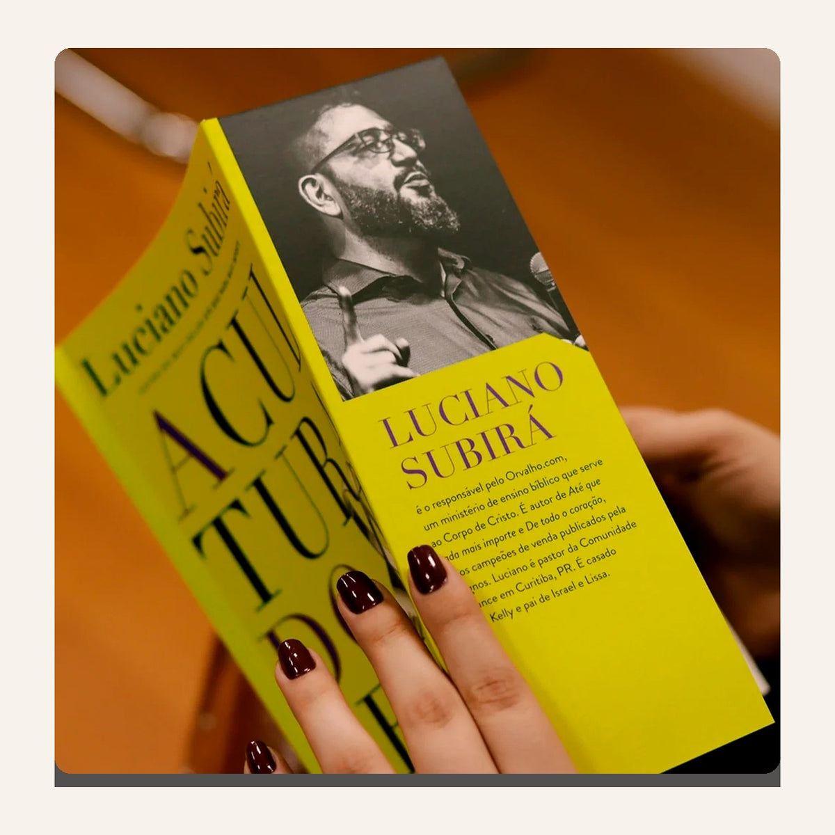 Livro A Cultura do Jejum — capa e acabamento