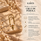 Marca-página Cruz de Pérolas — card descritivo