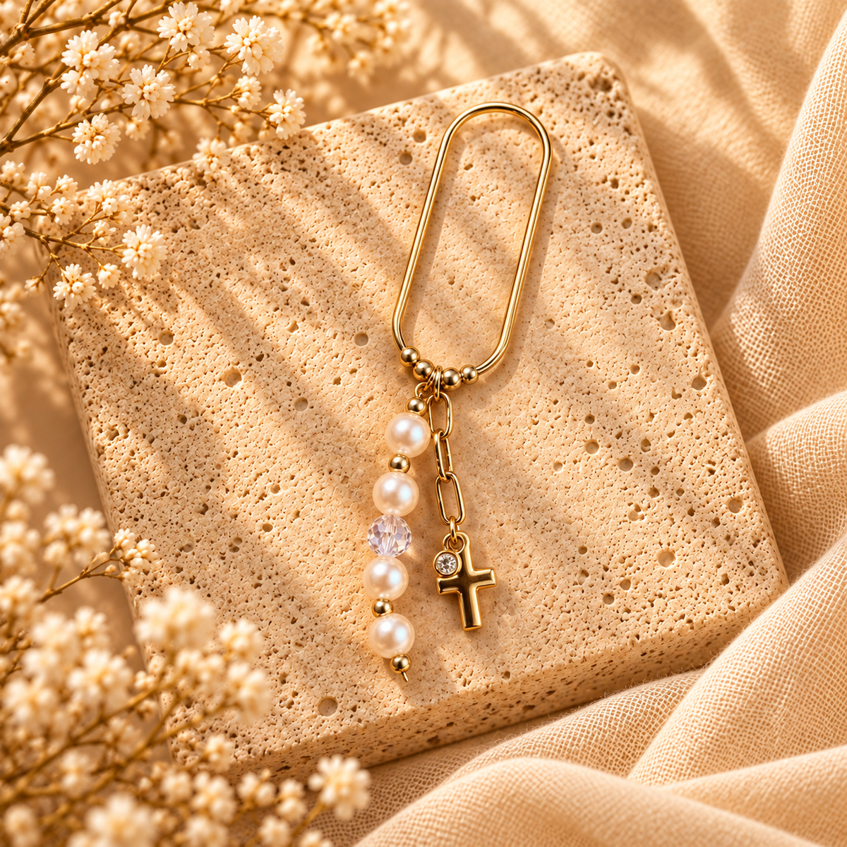 Marca-página Clip Cruz Radiante — foto principal